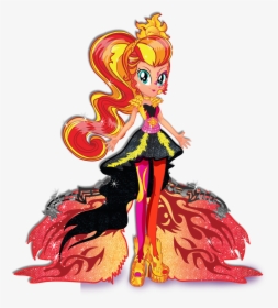 Sunset Shimmer Rainbow Rocks Character Bio Art - My Little Pony Equestria Girl Rainbow Rocks Sunset, HD Png Download, Free Download