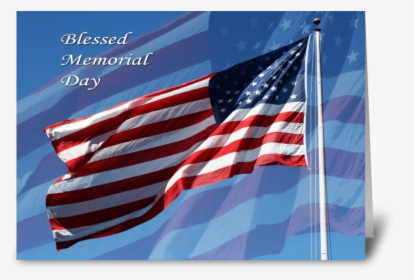 Blessed Memorial Day Greeting Card - واشنطن علم, HD Png Download, Free Download