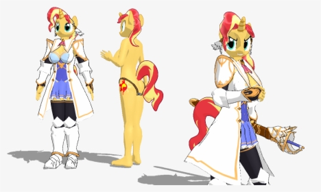 Sunset Shimmer - Octavia Melody And Sunset Shimmer, HD Png Download, Free Download