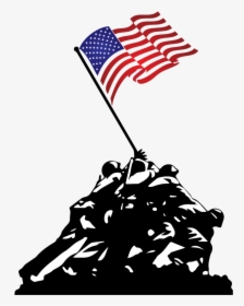 Iwo Jima Silhouette Png, Transparent Png, Free Download