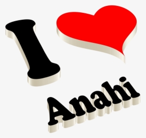 Anahi Heart Name Transparent Png - Anjali Name, Png Download, Free Download