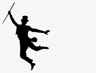 Man Dancing- Dancing In The Restaurant Blog Post And - Fred Astaire Silhouette, HD Png Download, Free Download