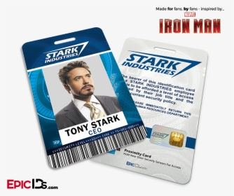 Iron Man / Avengers Inspired Stark Industries Employee - Stark Industries Id Card, HD Png Download, Free Download