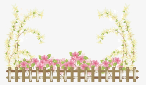 Garden Border Png - Flower Fence Transparent Background, Png Download, Free Download