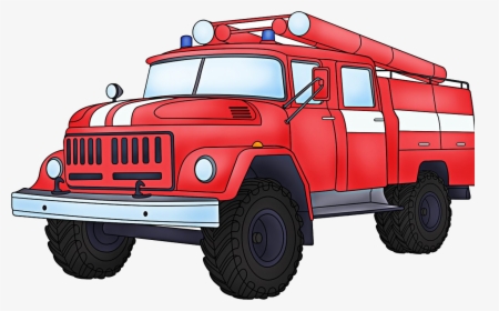 Fire Truck Cartoon Png Transparent, Png Download, Free Download
