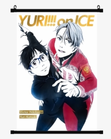 Anime Yuri On Ice Yuuri & Viktor Wall Scroll - Yuri On Ice Dvd, HD Png Download, Free Download