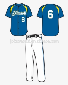 White Blank Sublimation Baseball Pants Blue Color Slim - Baseball Pants To Color, HD Png Download, Free Download