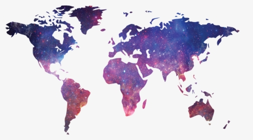 Galaxy Map Of The World, HD Png Download, Free Download