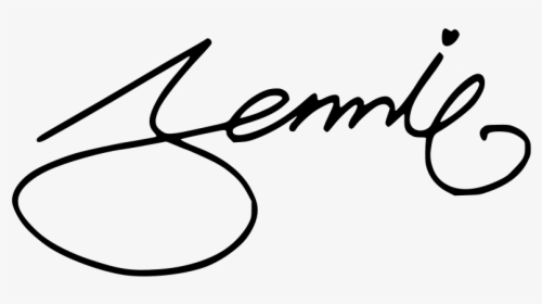 Signature Of Jennie - Jennie Blackpink Signature Png, Transparent Png, Free Download