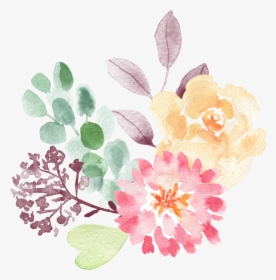 Flower Bouquet Watercolor Free, HD Png Download, Free Download