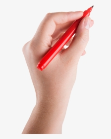 Hand With Marker Png, Transparent Png, Free Download
