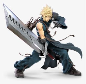 Picture - Smash Bros Cloud Advent Children, HD Png Download, Free Download