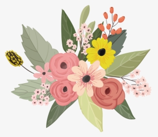 Flower Floral Design - Vector Flower Hd Watercolor, HD Png Download, Free Download