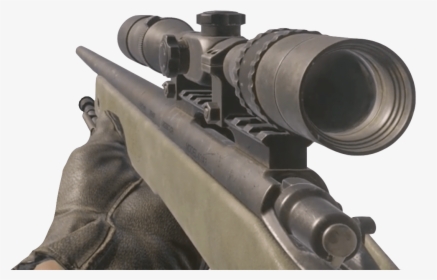 Call Of Duty Modern Warfare Remastered M40a3 Png , - Call Of Duty Modern Warfare Png, Transparent Png, Free Download