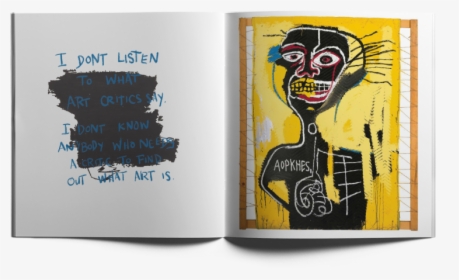 Basquiat Spread 4 No Background - Jean Michel Basquiat Opere, HD Png Download, Free Download