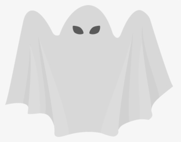 Ghost Halloween Spooky Vector Graphic Pixabay - Cartoon Ghost With Black Background, HD Png Download, Free Download
