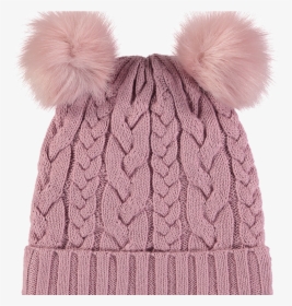Angel Face Chunky Knit Hat Vintage Rose - Beanie, HD Png Download, Free Download
