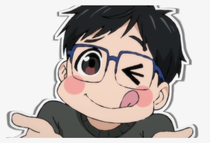Clip Art Goofy Anime Face - Yuri On Ice Png, Transparent Png, Free Download