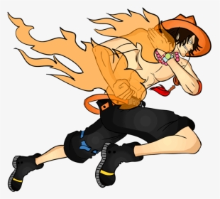 One Piece Ace Vector, HD Png Download, Free Download