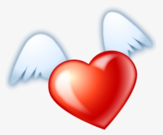 Heart Png Free Image Download - Heart With Wings Png, Transparent Png, Free Download