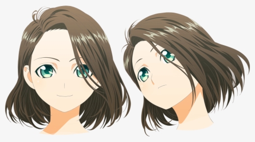 Anime Girl Face Png , Png Download - Girl Anime Face Png, Transparent Png, Free Download