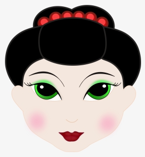 Girl Face Cartoon Free Picture - Chinese Woman Face Cartoon, HD Png Download, Free Download