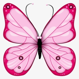 Pink Butterfly Png Image, Butterflies - Clip Art Of Butterfly, Transparent Png, Free Download