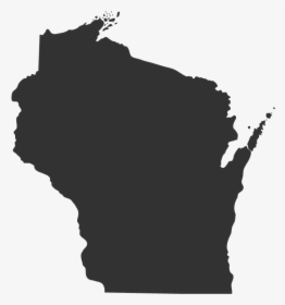 Flag Of Wisconsin Wisconsin Territory State Flag Map - Black State Of Wisconsin, HD Png Download, Free Download