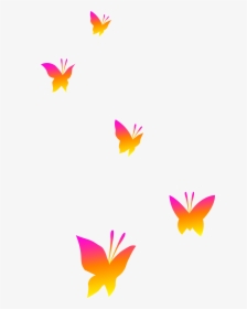 Butterfly Clip Art - Cartoon Butterflies No Background, HD Png Download, Free Download