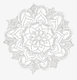 Transparent Mandala Overlay Png - Transparent Background Mandala Png White, Png Download, Free Download