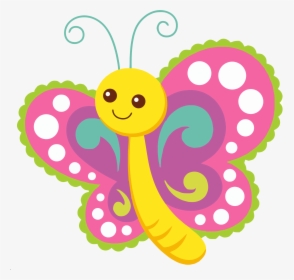 Butterflies, Butterfly, Cartoon, Comic, Cute, Drawing - Cartoon Butterfly Clipart, HD Png Download, Free Download