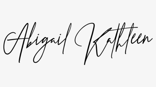 Abigail Kathleen - Calligraphy, HD Png Download, Free Download