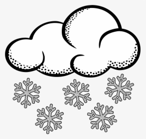 Snowy Weather Clipart, HD Png Download - kindpng