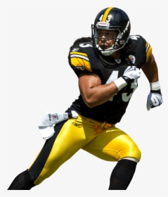 Animated Football Players Nfl Pictures And Ideas On - Troy Polamalu Pittsburgh Steelers Art, HD Png Download, Free Download
