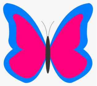 Butterflies Pink Butterfly Images Clipart Clipart - Clip Art Design Butterfly, HD Png Download, Free Download