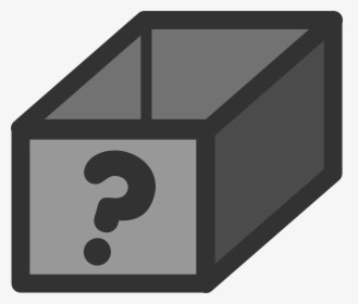 Box, Question Mark, Design, Black, Grey, Concept - Question Mark Box Icon, HD Png Download, Free Download