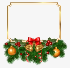 Red Christmas Photo Frame, HD Png Download, Free Download