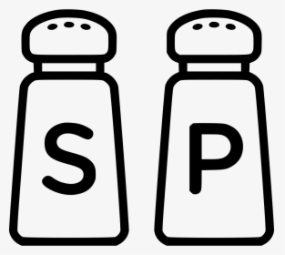 Transparent Salt And Pepper Clipart - Salt And Pepper Shakers Clipart, HD Png Download, Free Download