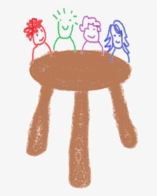 The Three Legged Stool Of Facilitation - Child Art, HD Png Download, Free Download