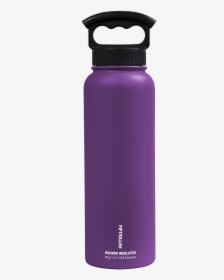 40oz Bottle With Wide Mouth 3 Finger Lid - Vacuum Insulated Water Bottle, HD Png Download, Free Download