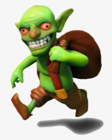 Transparent Goblin Clipart - Clash Of Clans Old Goblin, HD Png Download, Free Download