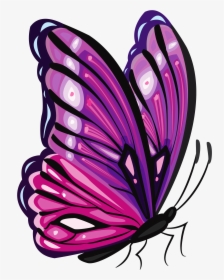 Purple Butterfly Png Clipart, Transparent Png, Free Download
