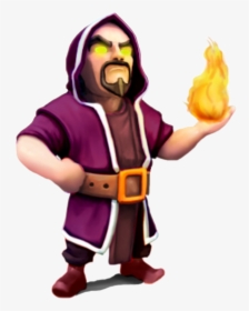 Clash Of Clans Goblin Magician Golem - Wizard Clash Of Clans Png, Transparent Png, Free Download