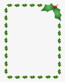 Download Christmas Border Png Photos - Holly Border Clipart, Transparent Png, Free Download