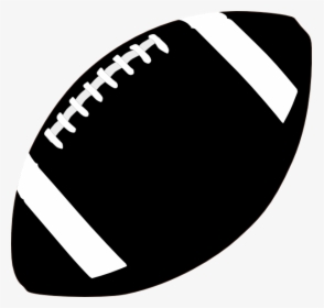 Football Clip Art With Transparent Background 4 - Football Clipart Black And White, HD Png Download, Free Download