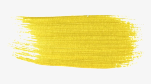 Yellow Paint Splash Png - Yellow Brush Stroke Png, Transparent Png, Free Download