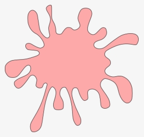 Paint Splash Orange Png - Pink Splat Clipart, Transparent Png, Free Download
