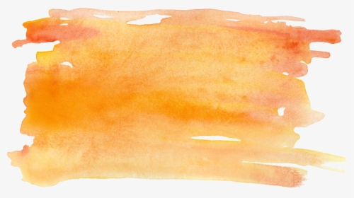 Watercolor Painting Tpe2636 Orange - Orange Water Color Png, Transparent Png, Free Download