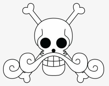 Drawing Pirates Pirate Flag Banner Freeuse Stock - One Piece Gol D Roger Jolly Roger, HD Png Download, Free Download