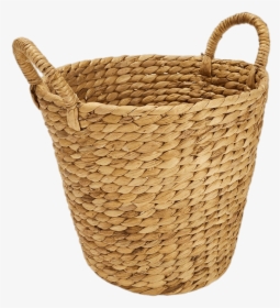 Round Basket With 2 Handles - Basket Png, Transparent Png, Free Download
